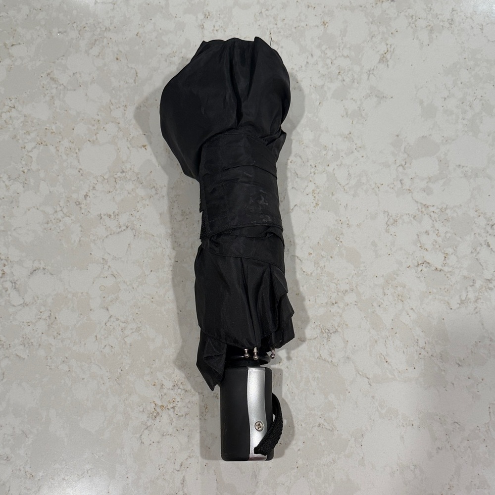 Compact Black Umbrella
